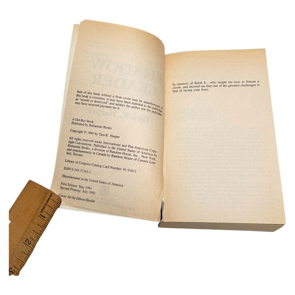 Del Ray Tara K Harper Lot 5 Book PB Wolf Grayheart Bane More Vintage Fantasy - Picture 12 of 16